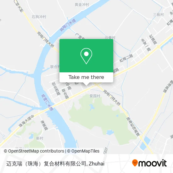迈克瑞（珠海）复合材料有限公司 map