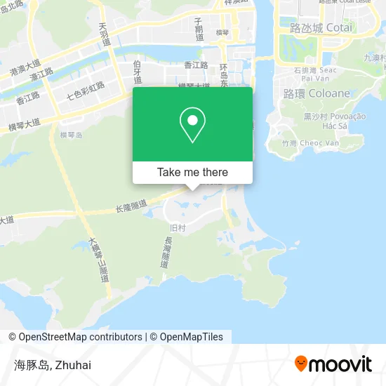 海豚岛 map