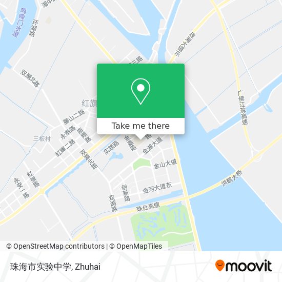 珠海市实验中学 map