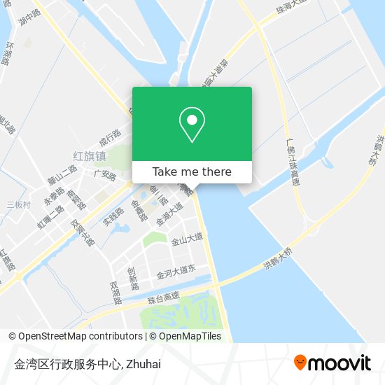金湾区行政服务中心 map