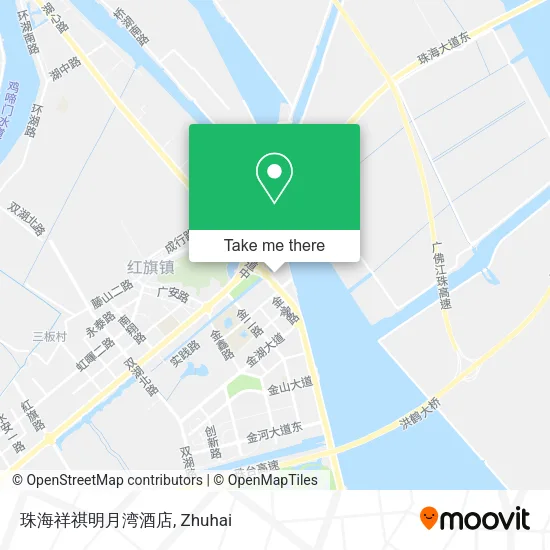 珠海祥祺明月湾酒店 map