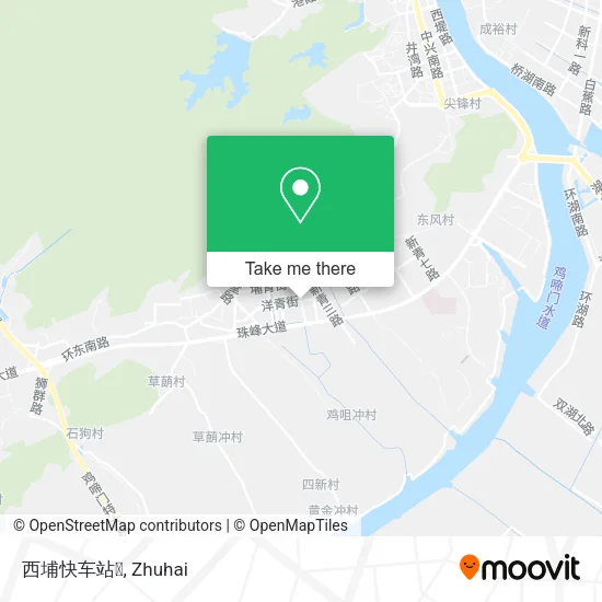 西埔快车站 map