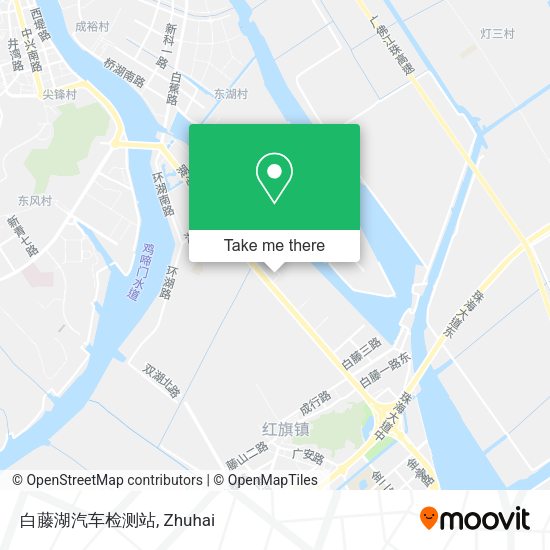 白藤湖汽车检测站 map