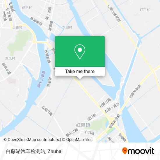 白藤湖汽车检测站 map