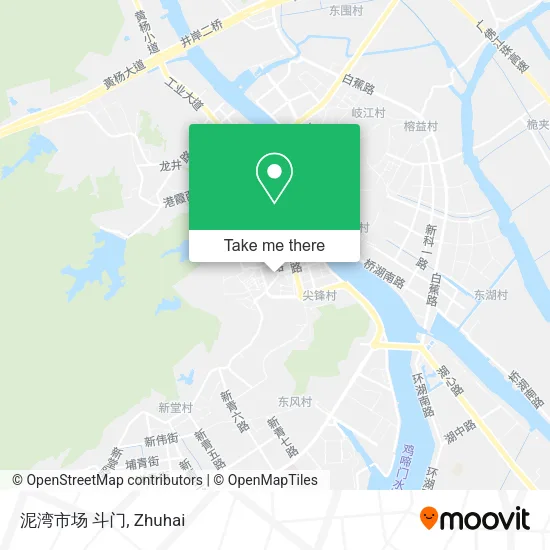 泥湾市场 斗门 map