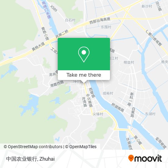中国农业银行 map