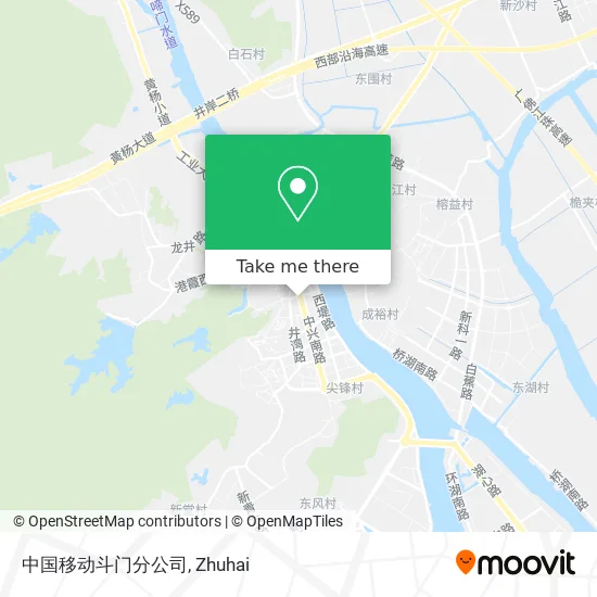 中国移动斗门分公司 map