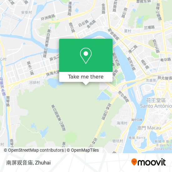 南屏观音庙 map