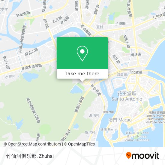 竹仙洞俱乐部 map