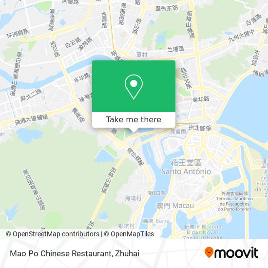 Mao Po Chinese Restaurant map