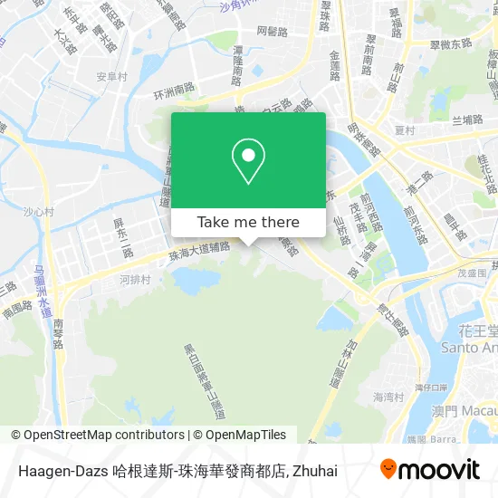 Haagen-Dazs 哈根達斯-珠海華發商都店 map