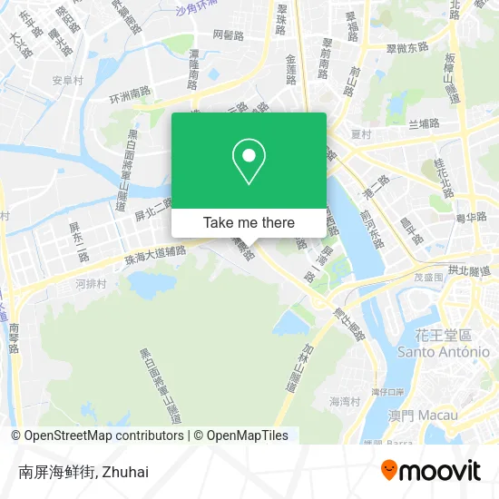 南屏海鲜街 map