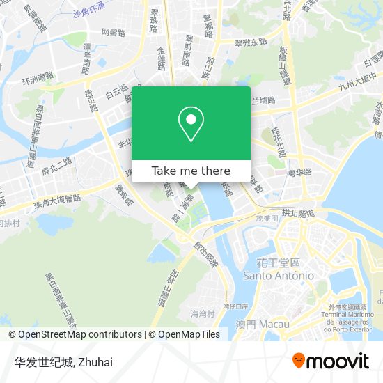 华发世纪城 map