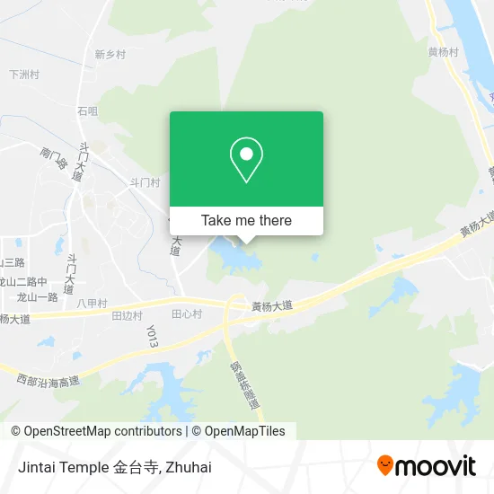 Jintai Temple 金台寺 map
