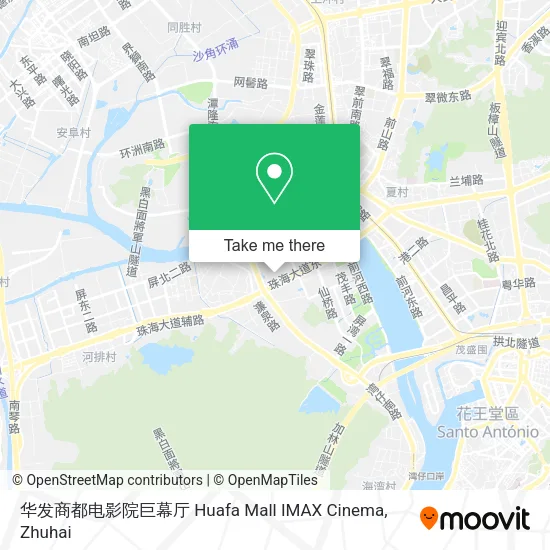 华发商都电影院巨幕厅 Huafa Mall IMAX Cinema map