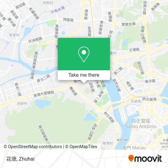 花塘 map
