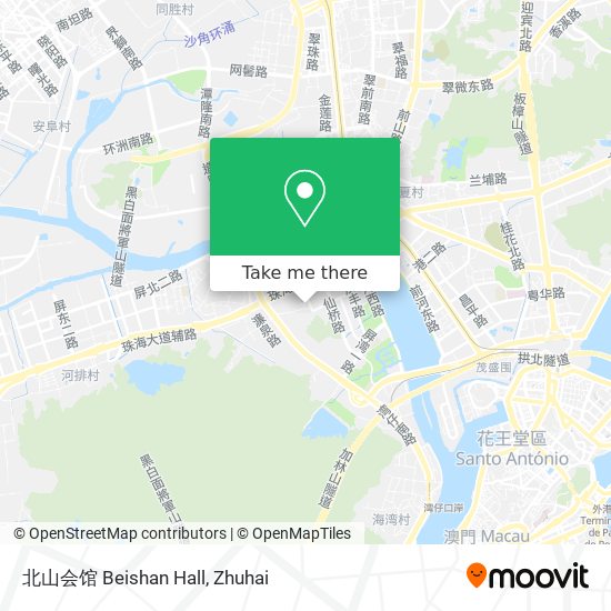 北山会馆 Beishan Hall map