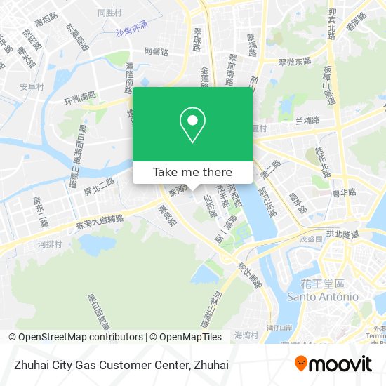 Zhuhai City Gas Customer Center map
