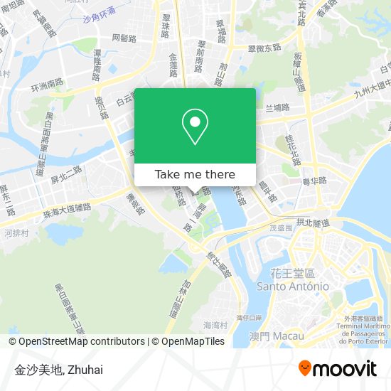 金沙美地 map