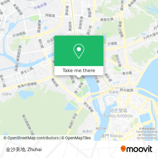 金沙美地 map
