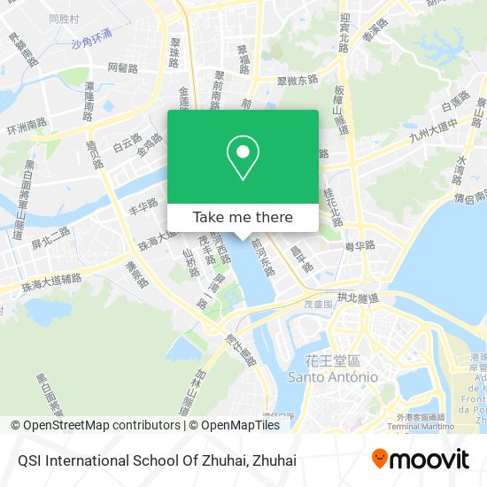 QSI International School Of Zhuhai map
