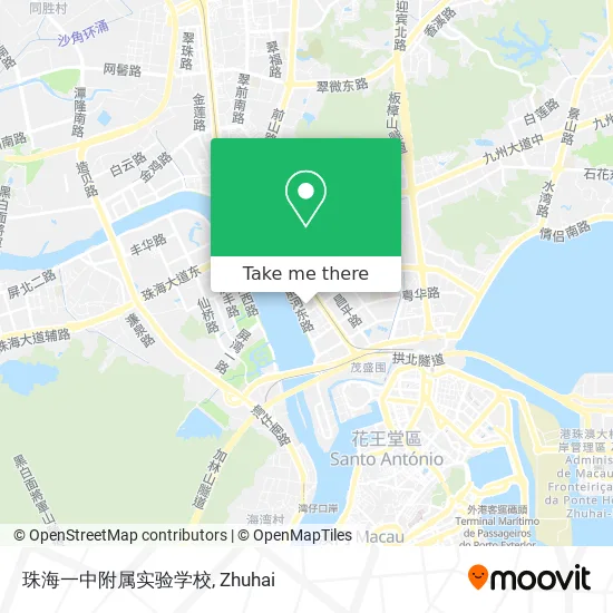 珠海一中附属实验学校 map