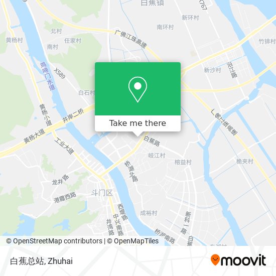 白蕉总站 map