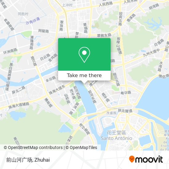前山河广场 map