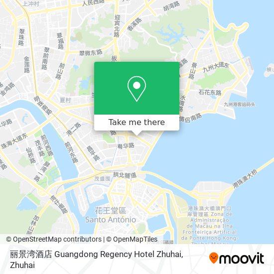 丽景湾酒店 Guangdong Regency Hotel Zhuhai map