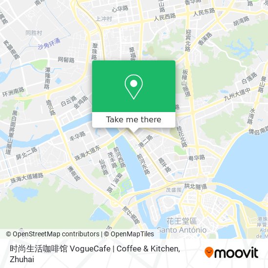 时尚生活咖啡馆 VogueCafe | Coffee & Kitchen map
