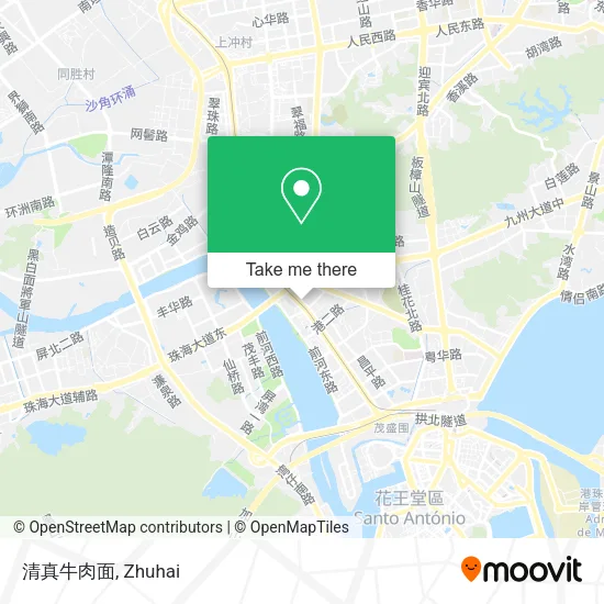 清真牛肉面 map