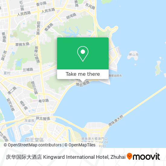 庆华国际大酒店 Kingward International Hotel map