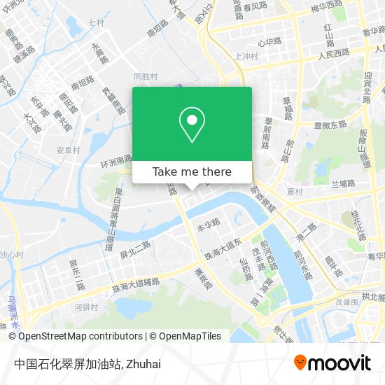 中国石化翠屏加油站 map