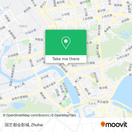 国艺都会影城 map