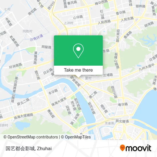 国艺都会影城 map