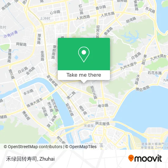 禾绿回转寿司 map