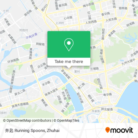 奔匙 Running Spoons map