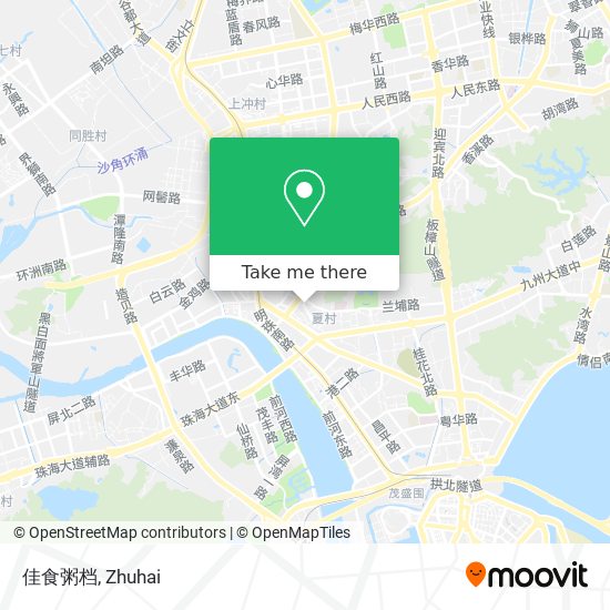 佳食粥档 map
