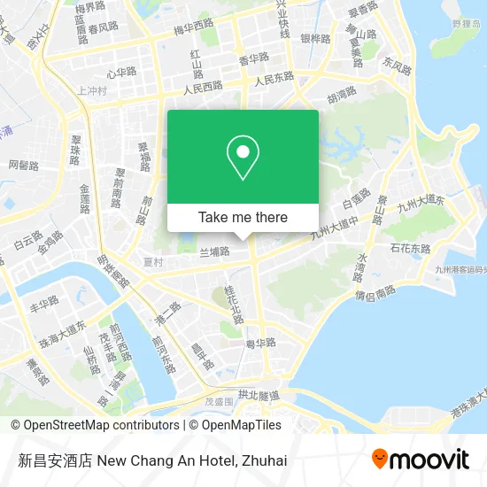新昌安酒店 New Chang An Hotel map