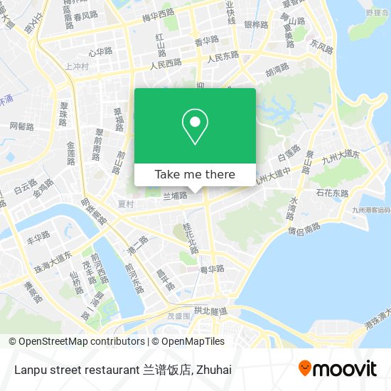 Lanpu street restaurant 兰谱饭店 map