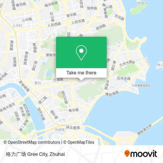 格力广场 Gree City map