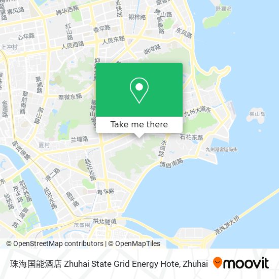 珠海国能酒店 Zhuhai State Grid Energy Hote map