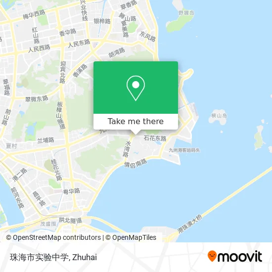 珠海市实验中学 map