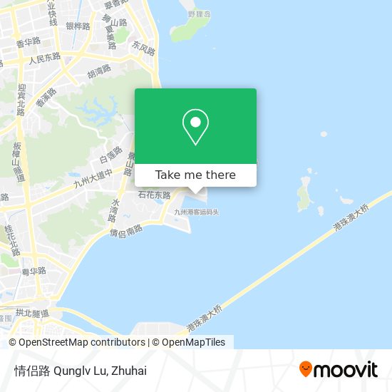 情侣路 Qunglv Lu map