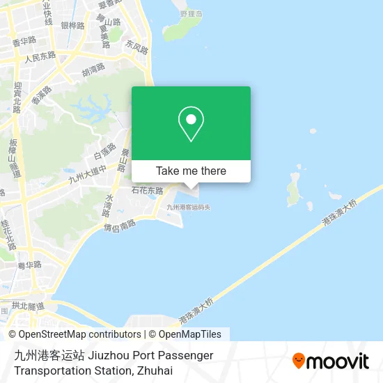 九州港客运站 Jiuzhou Port Passenger Transportation Station map