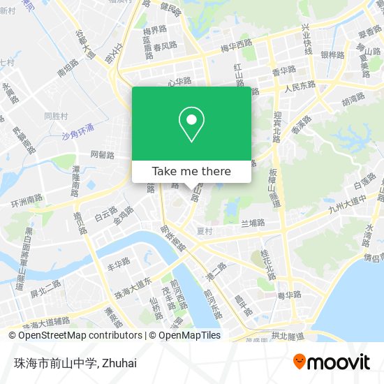 珠海市前山中学 map
