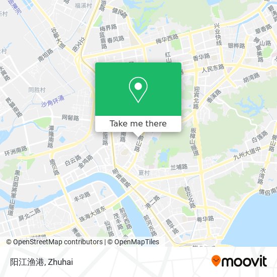 阳江渔港 map