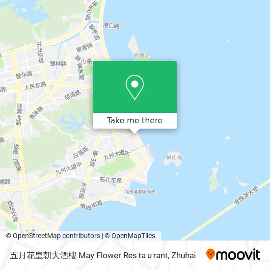 五月花皇朝大酒樓 May Flower Res ta u rant map