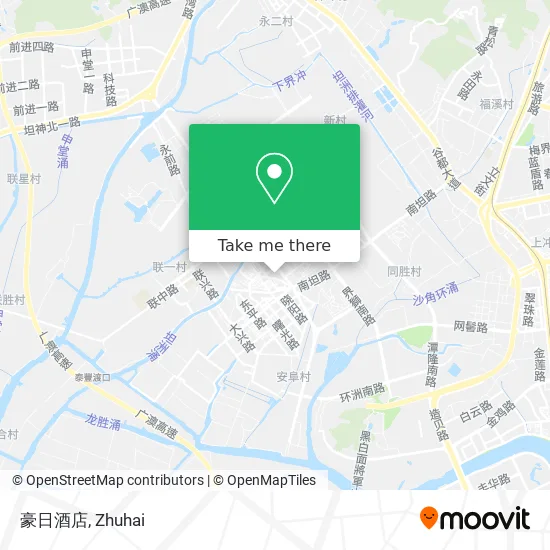 豪日酒店 map