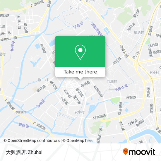 大興酒店 map